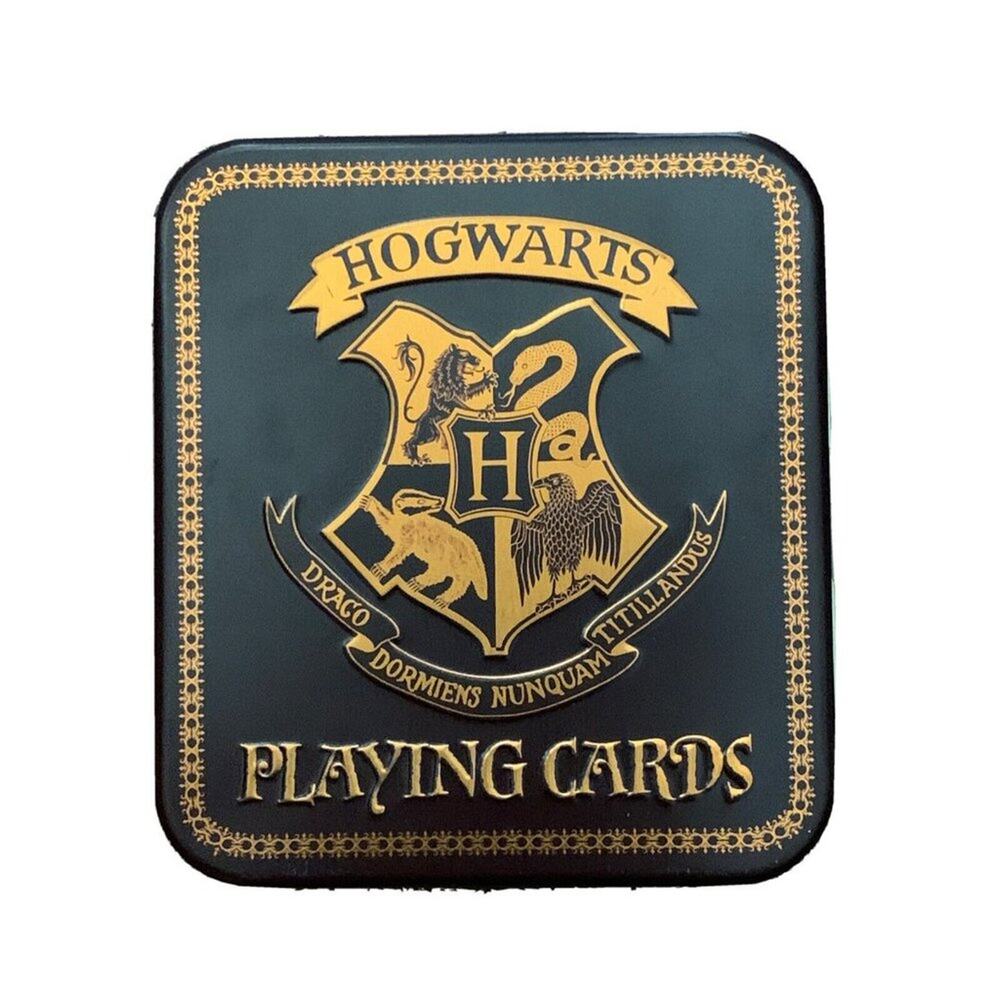 Harry Potter Hogwarts Playing Cards Tin Card Game New